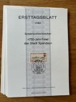 Briefmarken Ersttagsblätter BERLIN: Kompletter Jahrgang 1982. Bayern - Randersacker Vorschau