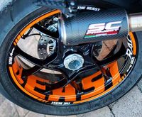 Wheelsticker Aufkleber für KTM Superduke 1290 BEAST Tuning Felgen Rheinland-Pfalz - Andernach Vorschau