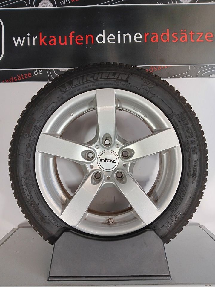 ❄️BMW 3er E46 E90 E91 Alu Winterräder Michelin 205/55R16 159 ❄️ in Nagold