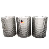 Lampenschirm 140 105 42 mm 3x Glas grau getönt Struktur Tisch Nordrhein-Westfalen - Marl Vorschau