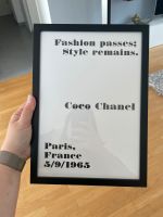 Bild Chanel, Holzrahmen schwarz Hedelfingen - Lederberg Vorschau