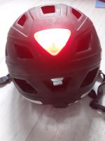 Fahrradhelm  Abus schwarz matt  Gr 52-58 mit LED Nordrhein-Westfalen - Schermbeck Vorschau