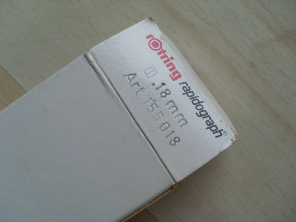 Rotring Tuschefüller Rapidograph 0,18 Neu OVP Stift Isograph in Raesfeld