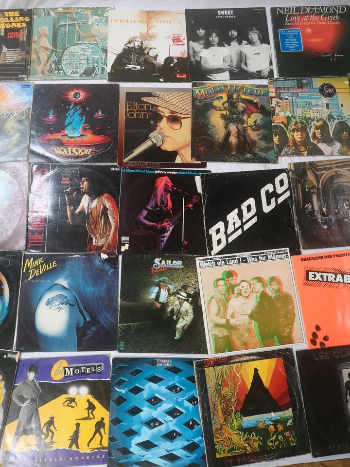 90 LPs Schallplatten Vinyl Rock & Mainstream Konvolut in Hamburg