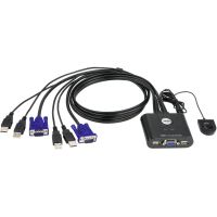 2-Port-USB-VGA-Kabel-KVM-Switch mit Remote-Port-Wähler Baden-Württemberg - Dürnau Vorschau