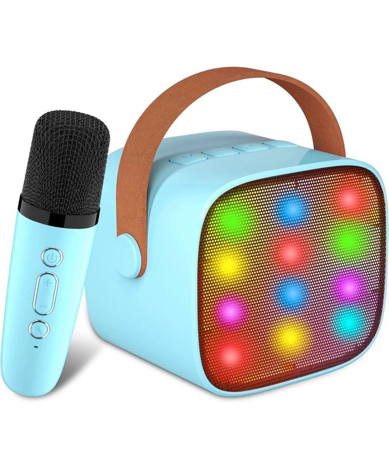 Mini Karaoke Mikrofon Portable Bluetooth Speaker Wireless blau in  Nordrhein-Westfalen - Ahlen | Lautsprecher & Kopfhörer gebraucht kaufen |  eBay Kleinanzeigen ist jetzt Kleinanzeigen