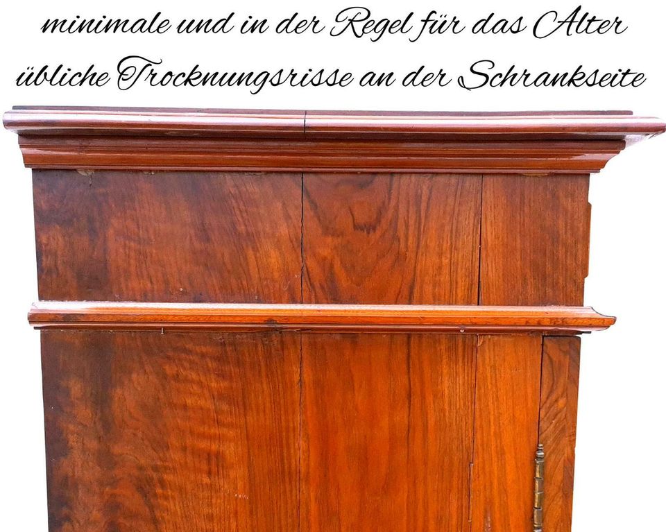 Gründerzeit Vertiko um 1880 Nussbaum Historismus Kommode Schrank in Gommern