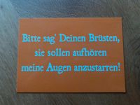 Ansichtskarte "Bitte sag´Deinen Brüsten sie sollen aufhören..." Brandenburg - Schildow Vorschau