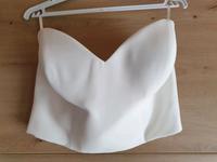 Bianco Evento Chiffon Corsage Korsett Ivory Oberteil E310 braut Bayern - Mühldorf a.Inn Vorschau
