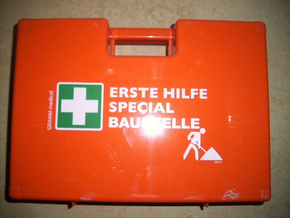 2x Erste Hilfe-Koffer (Leer) Gramm Special Baustelle GM 111 in