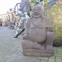 24326 Buddha Sandstein 1,00 m Antik Niedersachsen - Nordhorn Vorschau