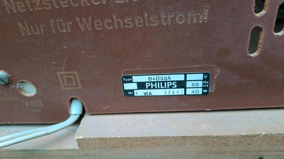 Philips Radio Mod.Sirius 433.60 er Jahre.DEFEKT. in Hügelsheim