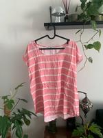 Cecil Kurzarm Shirt Tshirt pink rosa weiß gestreift L 40 CECIL Hessen - Darmstadt Vorschau