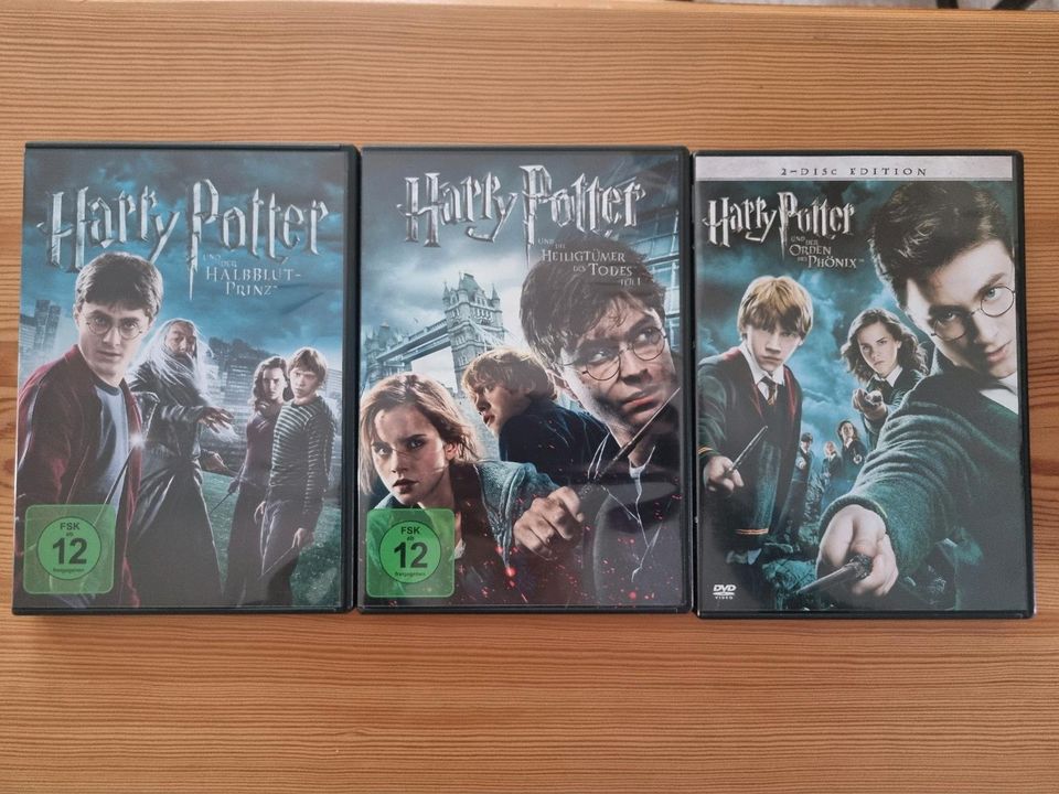 DVD 3er Set Harry Potter Teil 6, 7 I und II in Sulzbach-Rosenberg