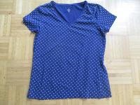 Shirt - blau mit Punkten - C&A The Basics - Gr. L - Damen Münster (Westfalen) - Wolbeck Vorschau
