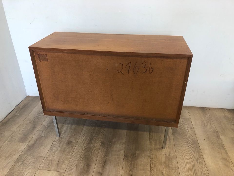 #A DDR Hellerau Sideboard Kommode Anbauwand elegant Meißen 60er in Burgstädt