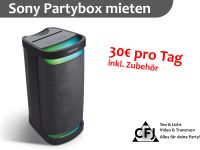 Sony SRS-XP700 Partybox mieten leihen Party Lautsprecher wie JBL Bayern - Senden Vorschau