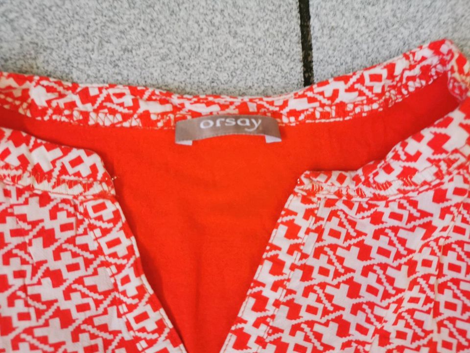 ORSAY Damen Top Shirt Gr. XS orange in Essen