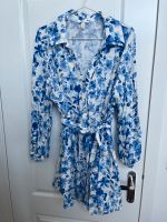 H&M Bluse Tunika Blau Weiß Blumen XL Hessen - Taunusstein Vorschau