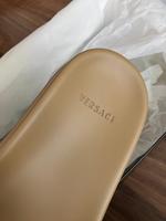 Versace Palazzo Pool Slides Cappuccino Honey Creme Beige Neu 40 Friedrichshain-Kreuzberg - Friedrichshain Vorschau