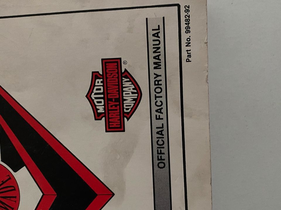 Harley-Davidson Service Manual (engl.) Softtail 1991 und 1992 in Düsseldorf