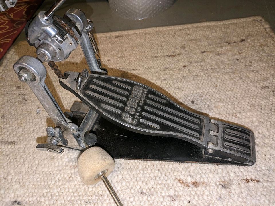 Sonor P9395 5000er Designer 90s BD Fußpedal Bassdrum Pedal in Kreuztal