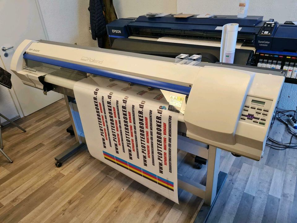 6 Mo. Garantie Roland sp540v,Print and Cut,Solvent Digitaldrucker in Herne