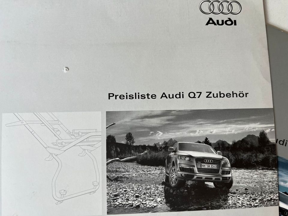 Audi Q 7 Zubehör Katalog 2006 mit Preisliste in Aachen