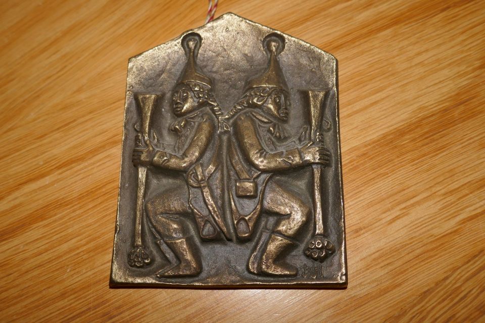 Orden Ehrengarde Köln Karneval Rote Funken Bronze Relief in Wangerland