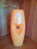 Vase orange, mit Herz, 26cm Höhe Niedersachsen - Diepholz Vorschau