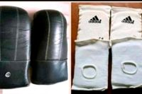 Boxhandschuhe Gr. M Fausthandschuhe Stoffhandschuhe Kampfsport Bo Niedersachsen - Friesoythe Vorschau