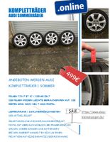 REDUZIERT Audi Komplett- | Sommerräder | 7Jx17 ET37 / 225x45 ZR17 Thüringen - Erfurt Vorschau