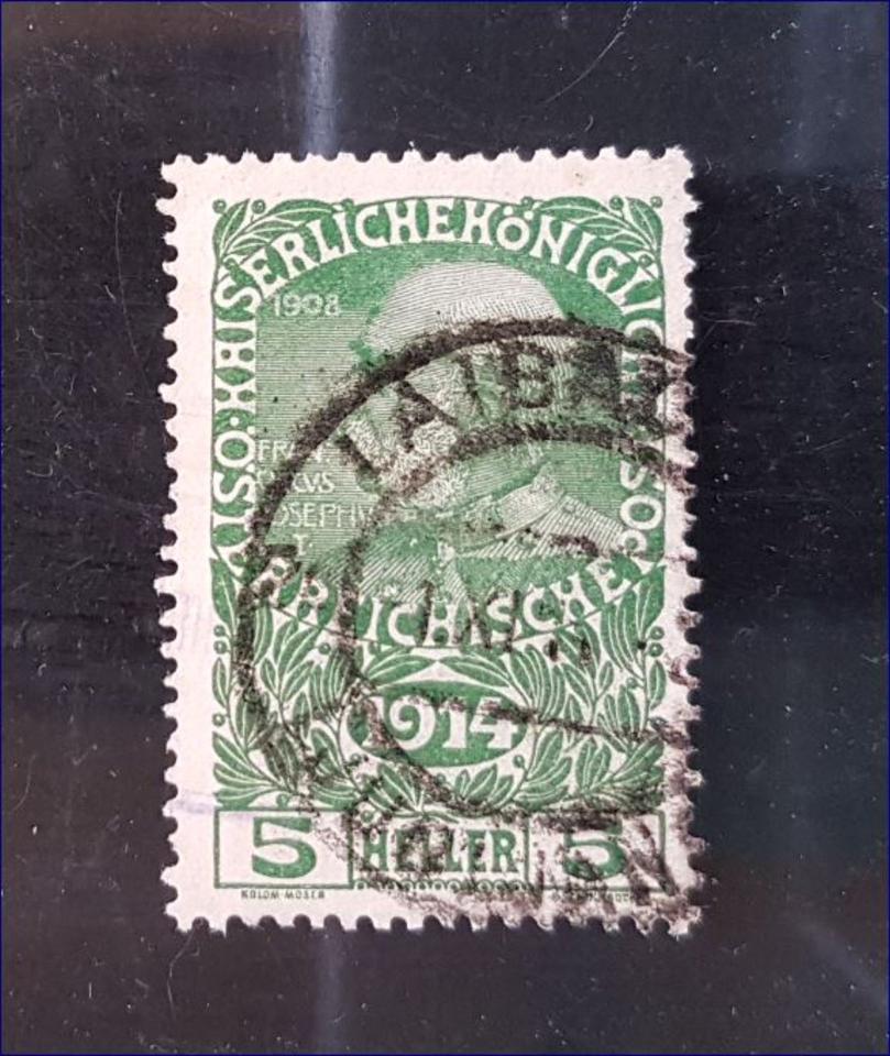 Österreich MiNr. 178 Kaiser Franz Joseph I. Ausgabe 1914 in Struppen