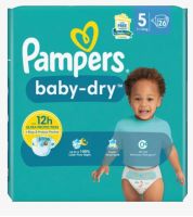 5x Pampers Baby Dry Größe 5 -gesamt 130 Stück Dresden - Pieschen Vorschau