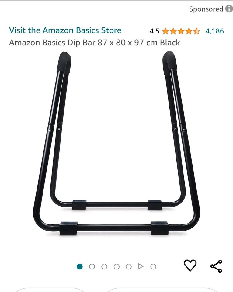 Dip bar amazon basics in Planegg