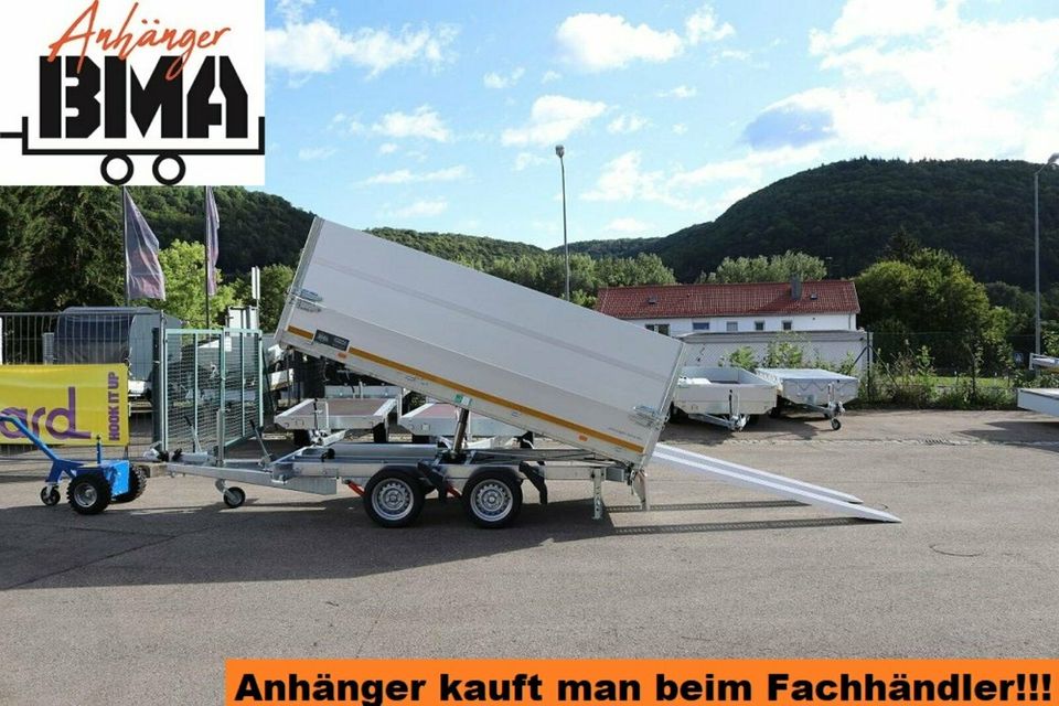 EDUARD Anhänger 3-Seiten Kipper 330x180x30 3500kg E+H Pumpe + Auf in Mühlhausen im Täle