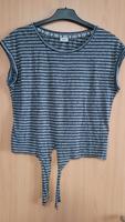 Pimkie T-Shirt zum Knoten Gr. M neu grau schwarz gestreift Nordrhein-Westfalen - Herford Vorschau