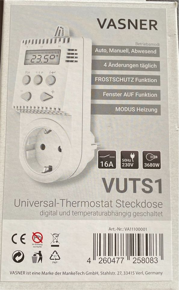 Thermostat Steckdose in Kaisheim