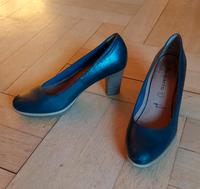 Pumps High Heels Absatzschuhe Tamaris Gr. 38, blau Sachsen - Zschorlau Vorschau