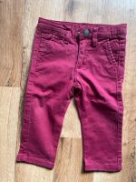 Sarabanda Chino Jeans rot Gr. 80 Hose chic Hessen - Dillenburg Vorschau