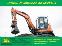 Minibagger Hitachi ZX 65USB-6 Bagger ZX65 6,5 to. zum Mieten Baggerverleih Verleih Verleihen Leihen Vermieten Baumaschinenverleih Baggerarbeiten Excavator Baumaschine Raupenbagger Kompaktbagger Bayern - Rednitzhembach Vorschau