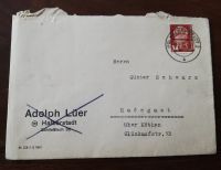 DDR - Briefmarke und Briefumschlag - von 1952 - Radegast Sachsen-Anhalt - Bitterfeld Vorschau