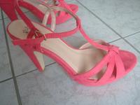 Schicke Sandalette - Pink/ Apricot - Gr. 41 Nürnberg (Mittelfr) - Mitte Vorschau
