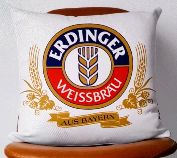 Erdinger Weissbier Kissen Kissenbezug Kissenhülle in Bad Belzig