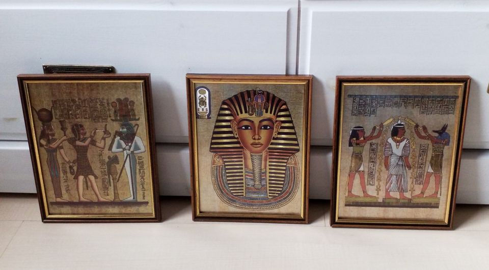 Das Grab des Tutanchamun Bilder Buch Geschenkset Rarität Ägypten in Wasserliesch