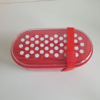 Lunchbox Brotdose Bento Box mit Besteck rot Punkte Polka Dots Nordrhein-Westfalen - Castrop-Rauxel Vorschau