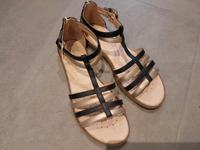 geox Sandale Gold schwarz 37 chick Bayern - Geretsried Vorschau