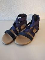 Sandalen dunkelblau Größe 36 Sachsen - Spitzkunnersdorf Vorschau