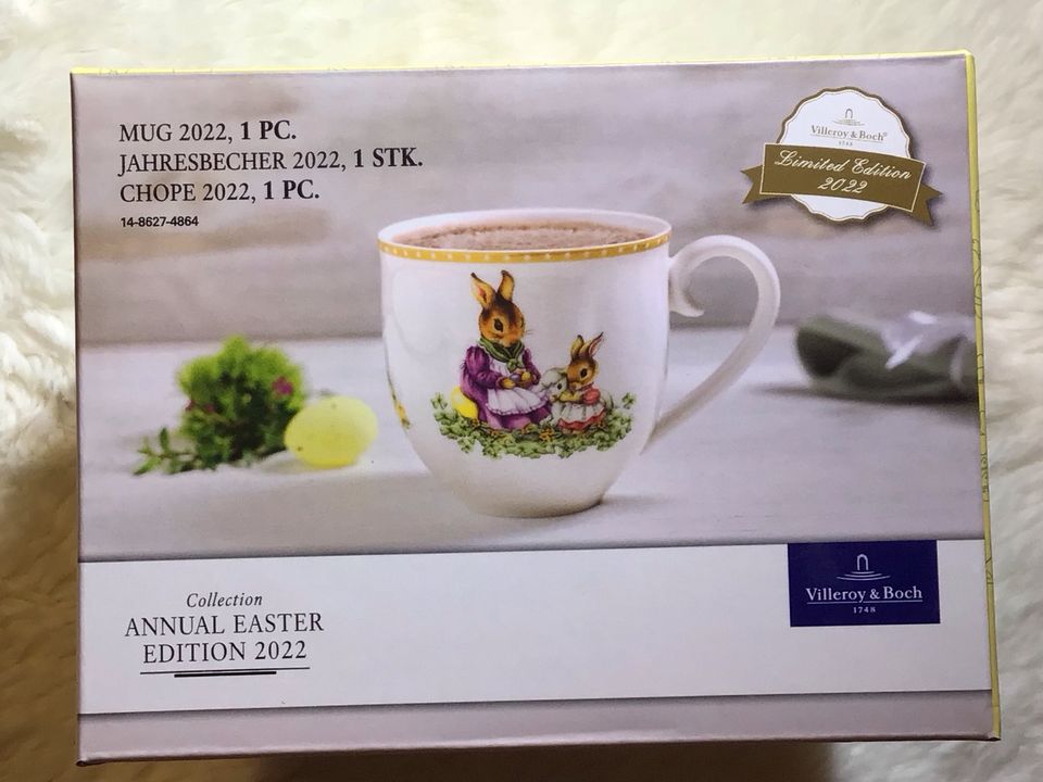 VILLEROY & BOCH ANNUAL EASTER EDITION  JAHRESBECHER 2022 Ostern in Passau