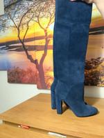 Aldo samt Wildleder Overknee Stiefel Blau higheels Berlin - Mitte Vorschau